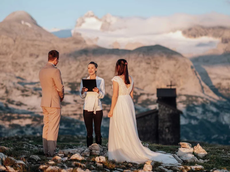 Helikopter Überraschungshochzeit