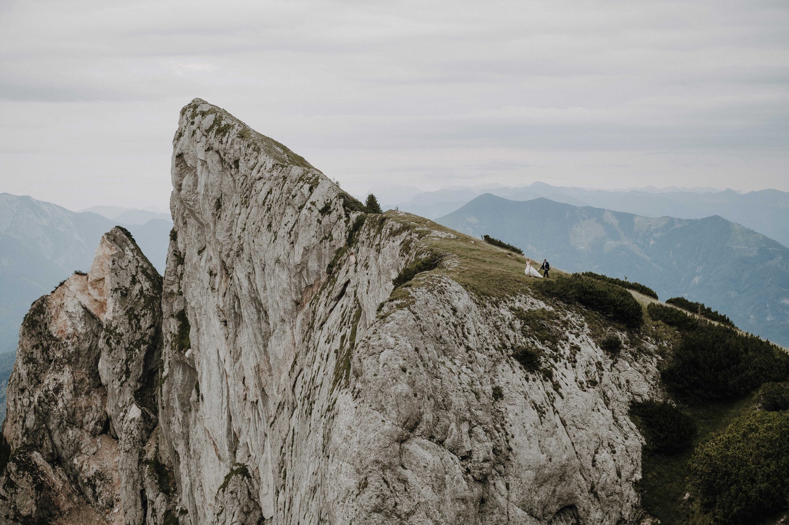 Hochzeitsfotos am Berg Schafberg