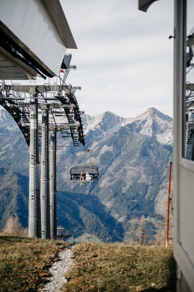 Hochzeitsfotos am Berg Höss