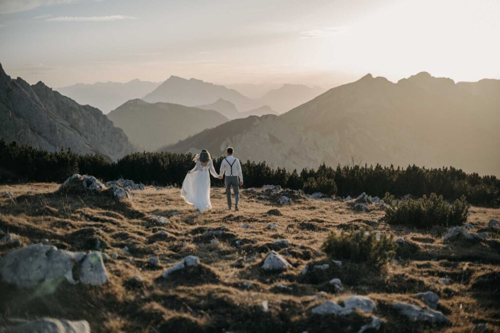 Hochzeit am Berg Oberösterreich