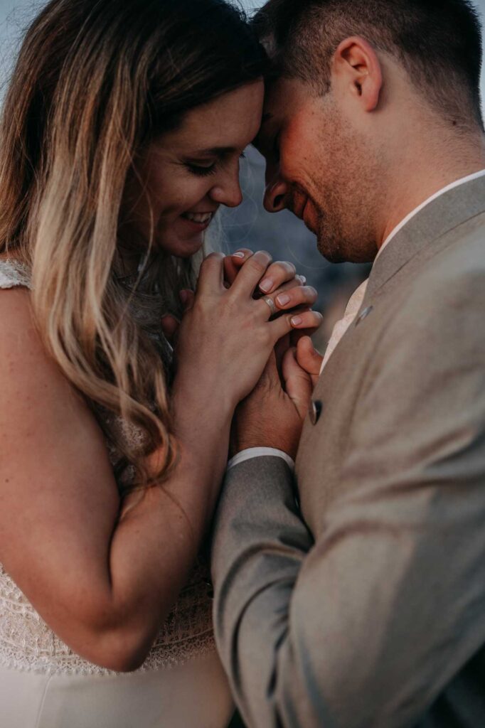 Hochzeitsfotos in den Bergen