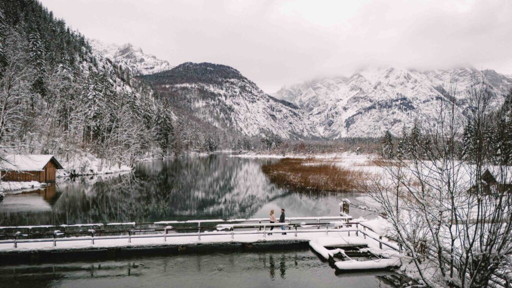 Verlobungsfotos am Almsee