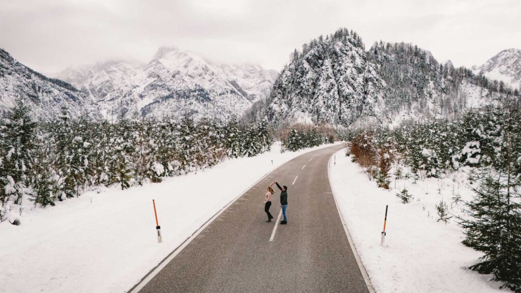 Verlobungsfotos am Almsee
