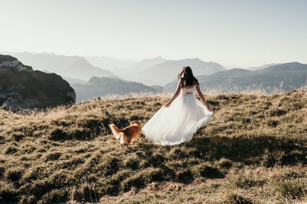 Afterwedding in den Bergen