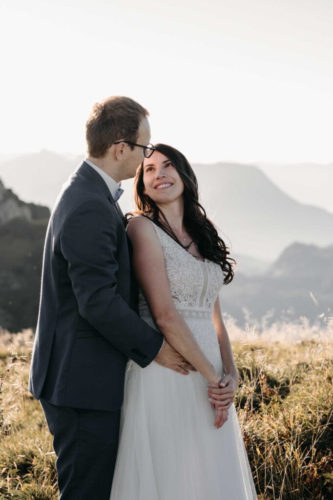 Hochzeitsfotos in den Bergen