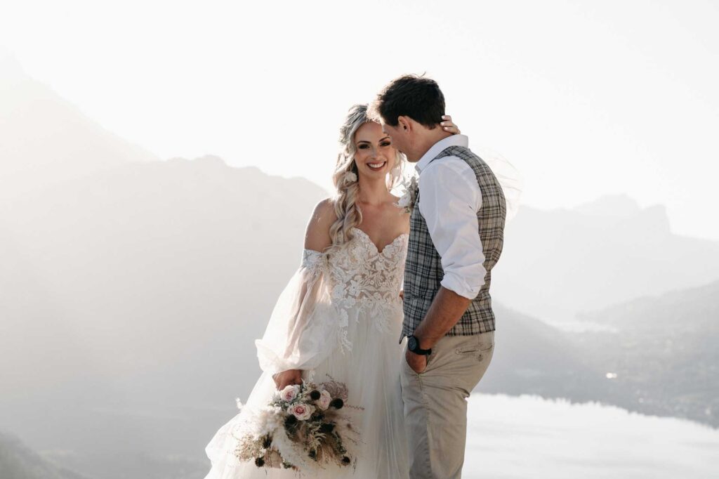 Hochzeitsfotos in den Bergen
