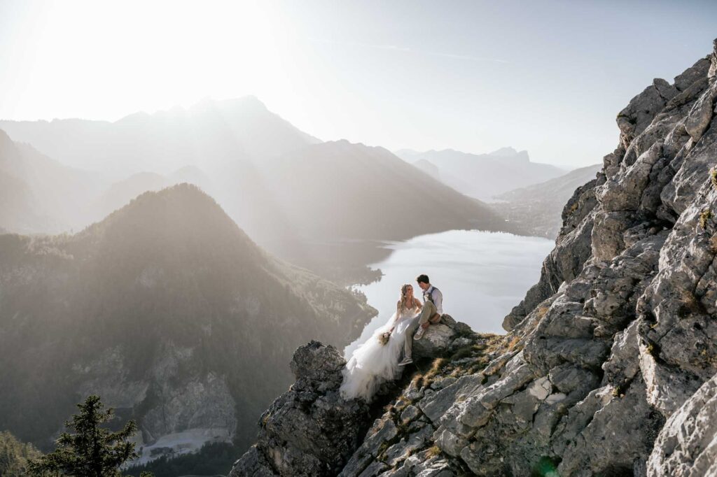 Hochzeitsfotos in den Bergen
