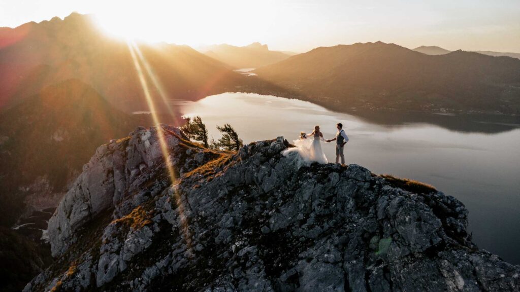 Afterwedding in den Bergen