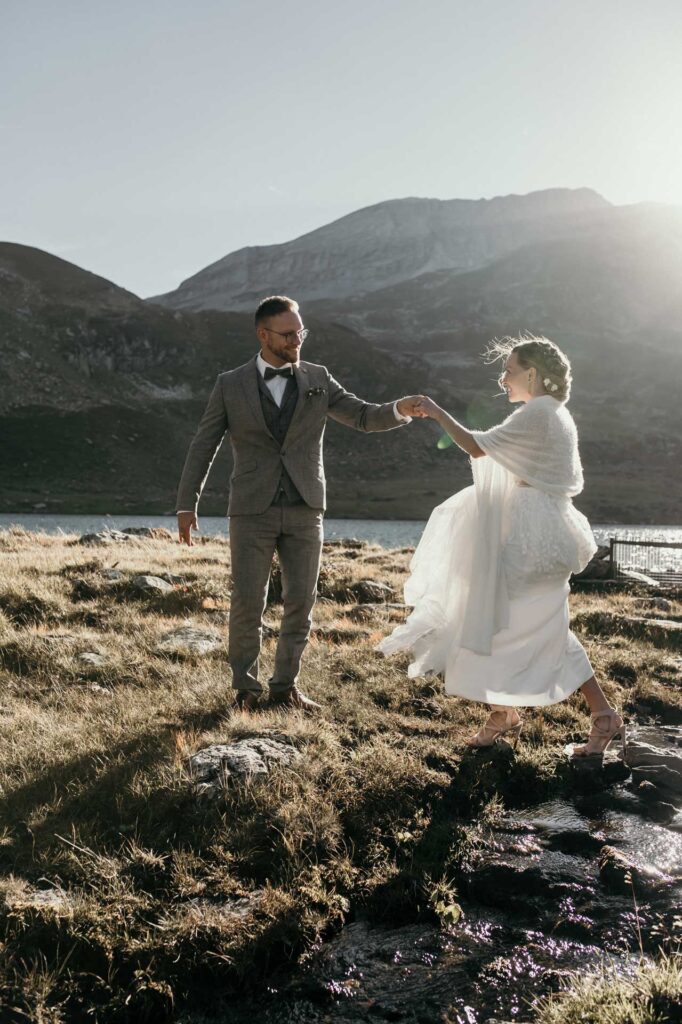 Elopement in Österreich in den Bergen