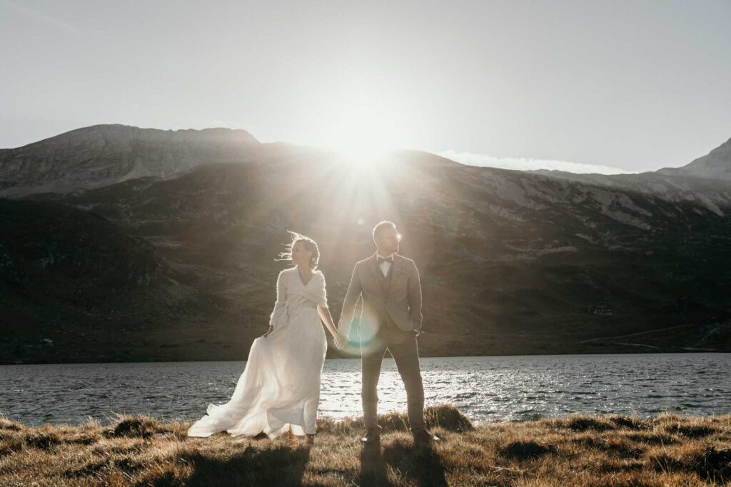 Elopement in Österreich in den Bergen