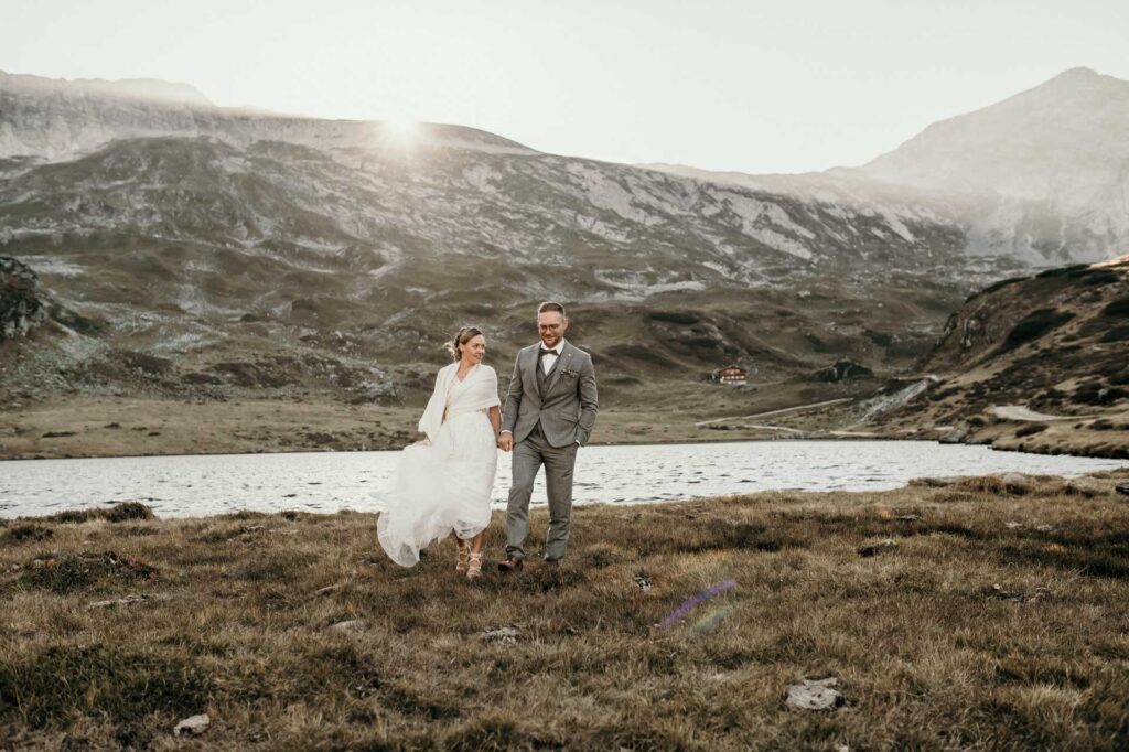 Elopement in Österreich in den Bergen