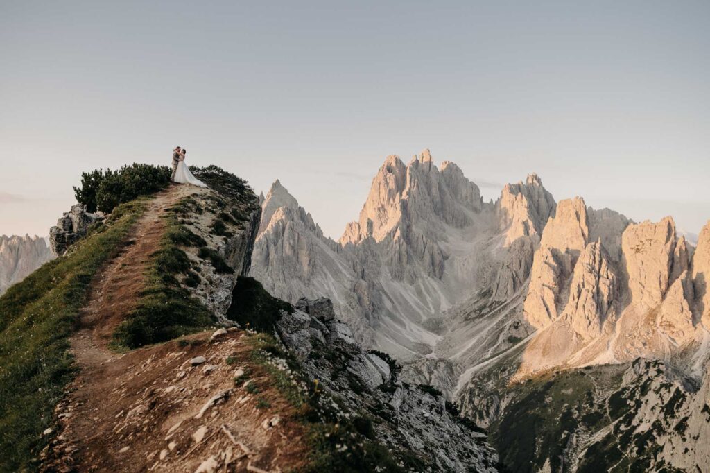 Afterwedding bei den Drei Zinnen