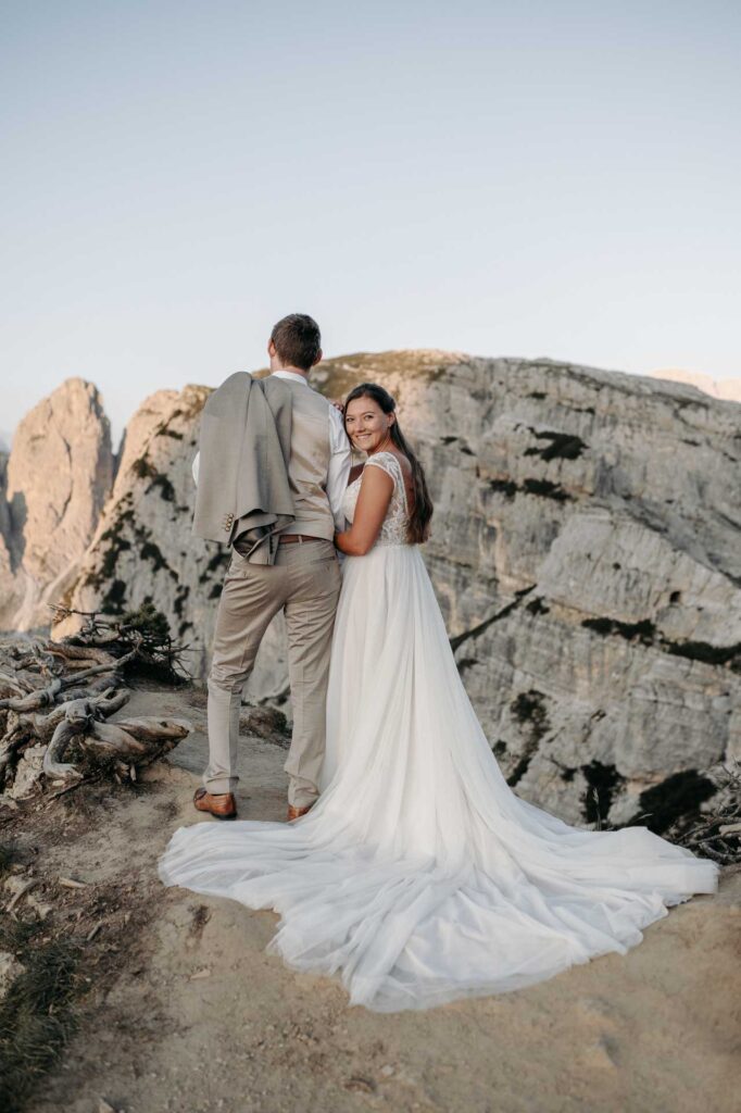 Hochzeitsfotos in den Dolomiten