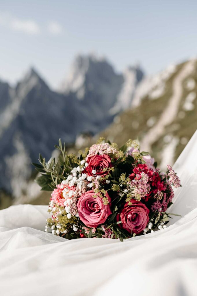 Hochzeitsfotos bei den Drei Zinnen