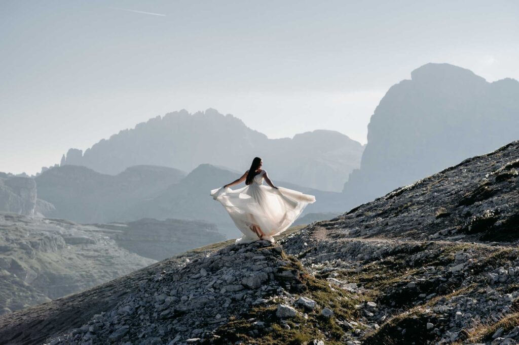 Afterwedding bei den Drei Zinnen