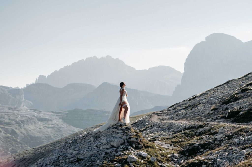Afterwedding bei den Drei Zinnen