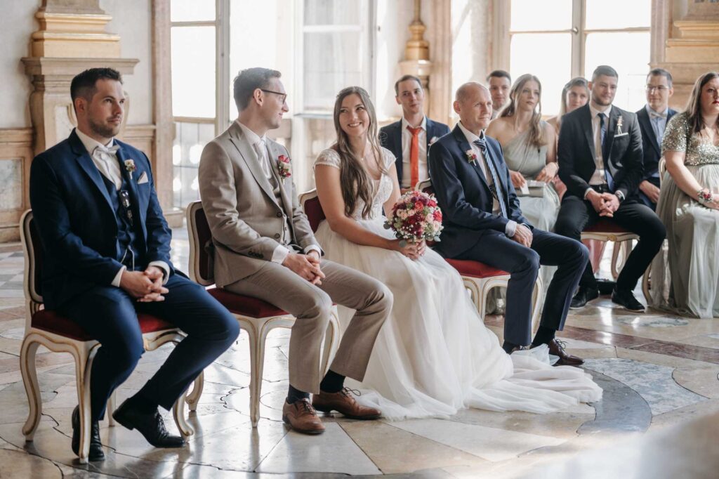 Hochzeitfotos im Schloss Mirabell