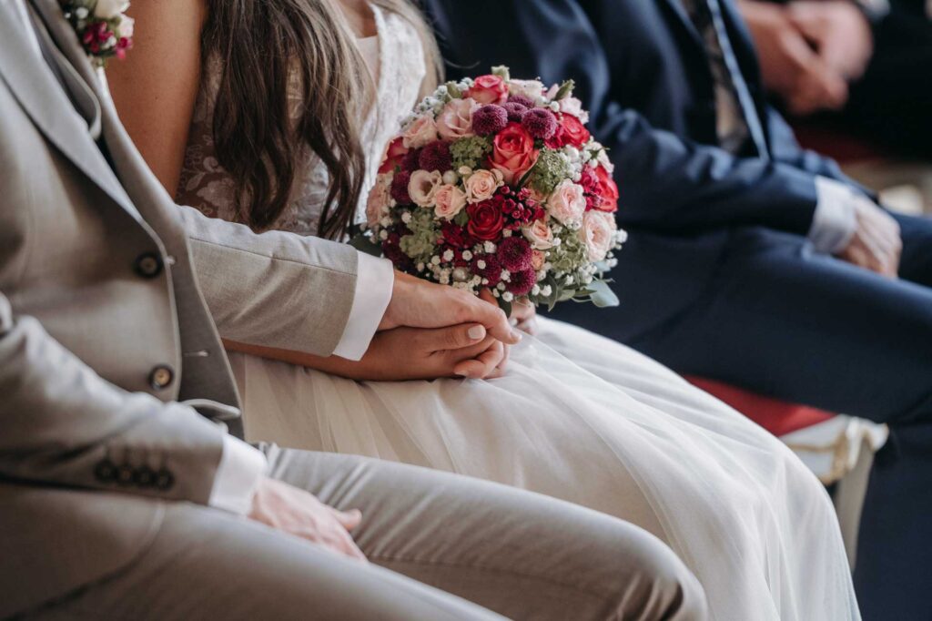 Hochzeitfotos im Schloss Mirabell