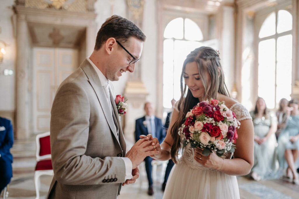 Hochzeitfotos im Schloss Mirabell