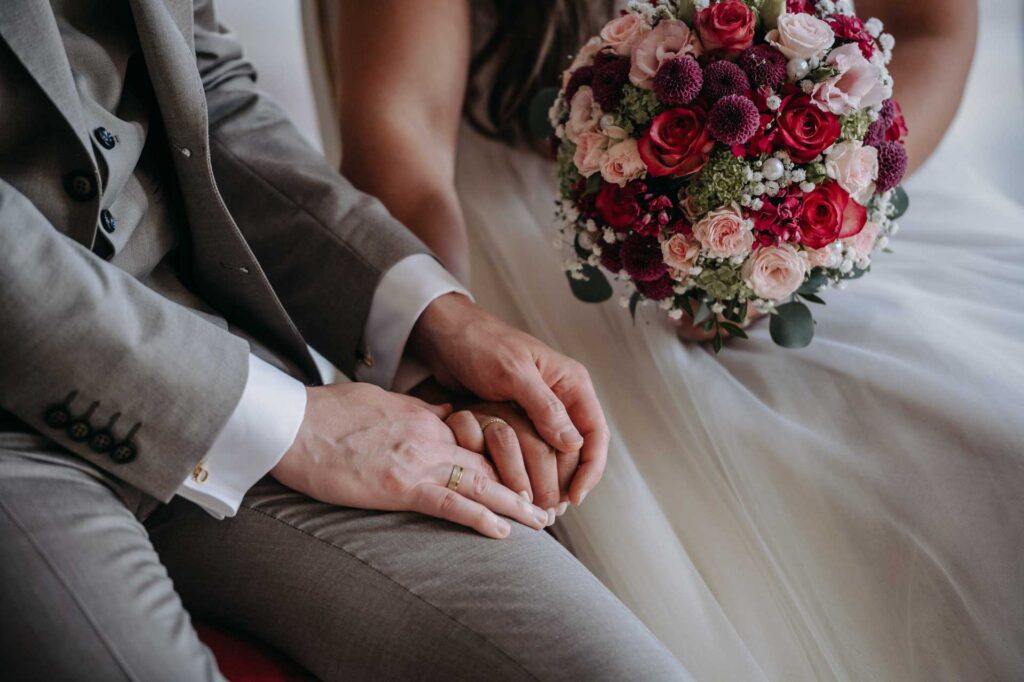 Hochzeitfotos im Schloss Mirabell