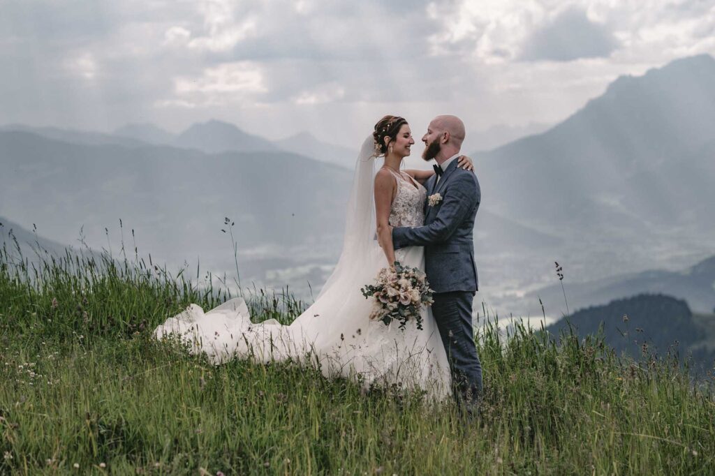 Hochzeitsfotos auf der Steinbockalm