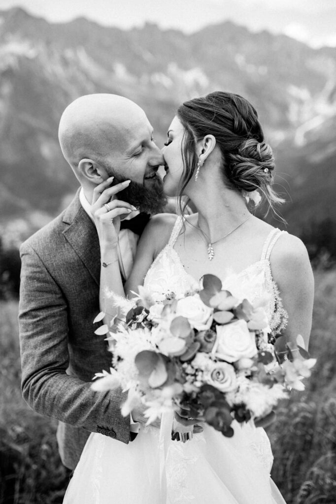 Hochzeitsfotos auf der Steinbockalm