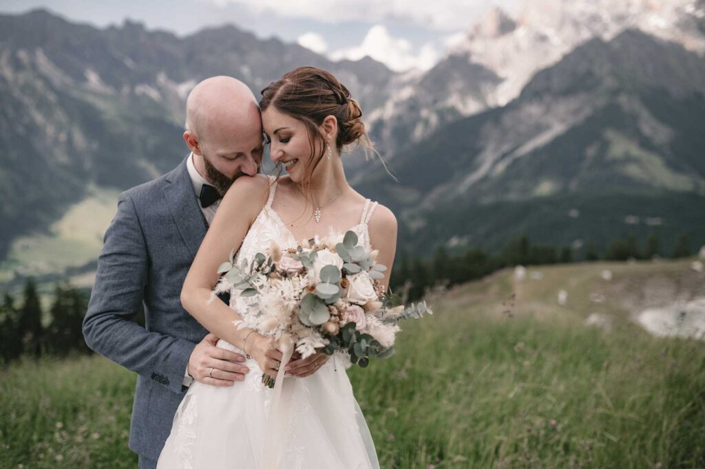 Hochzeitsfotos auf der Steinbockalm