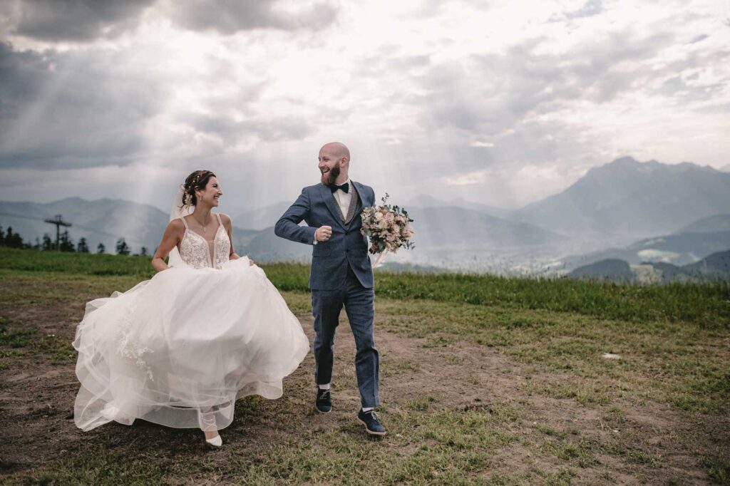 Hochzeitsfotos auf der Steinbockalm