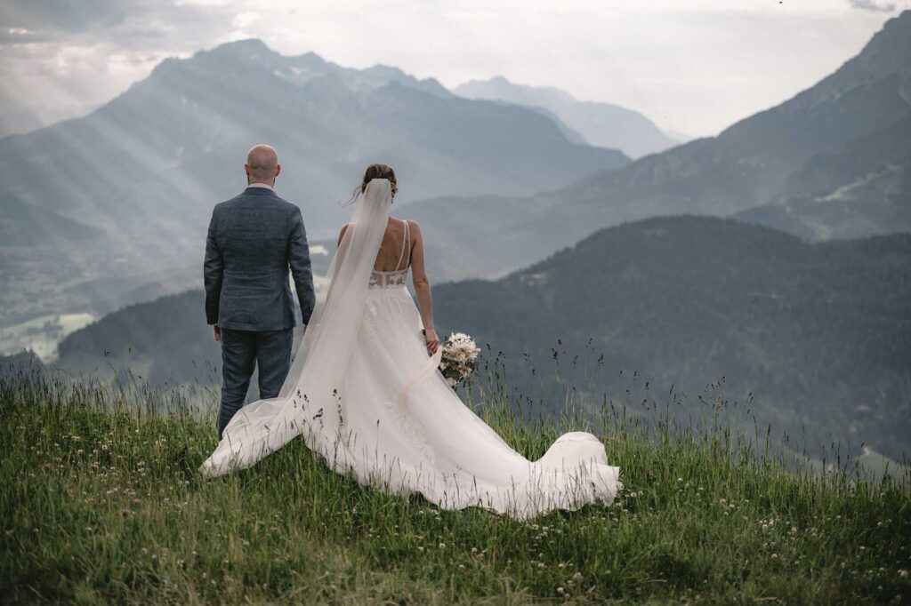 Hochzeitsfotos auf der Steinbockalm