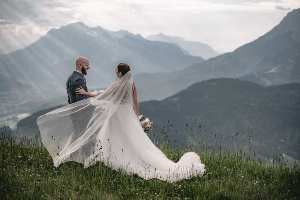 Hochzeitsfotos auf der Steinbockalm
