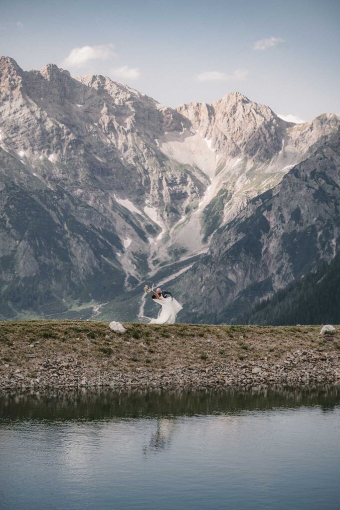 Hochzeitsfotos auf der Steinbockalm