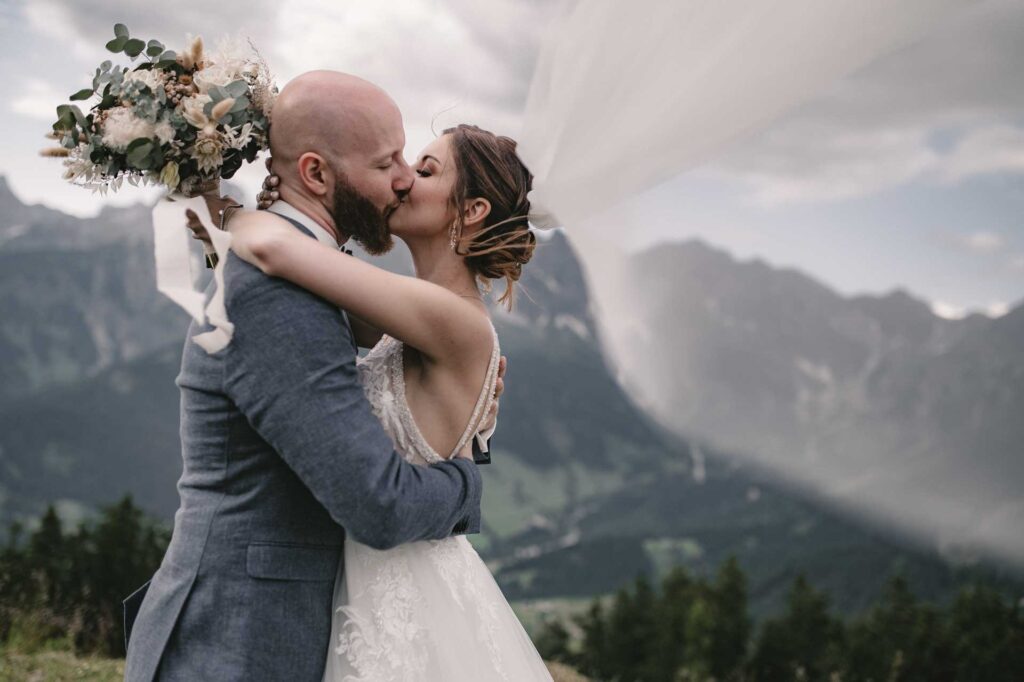Hochzeitsfotos auf der Steinbockalm