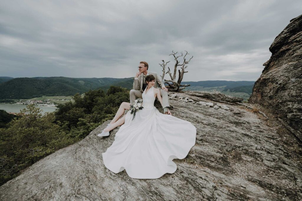 Eloping in den Berge