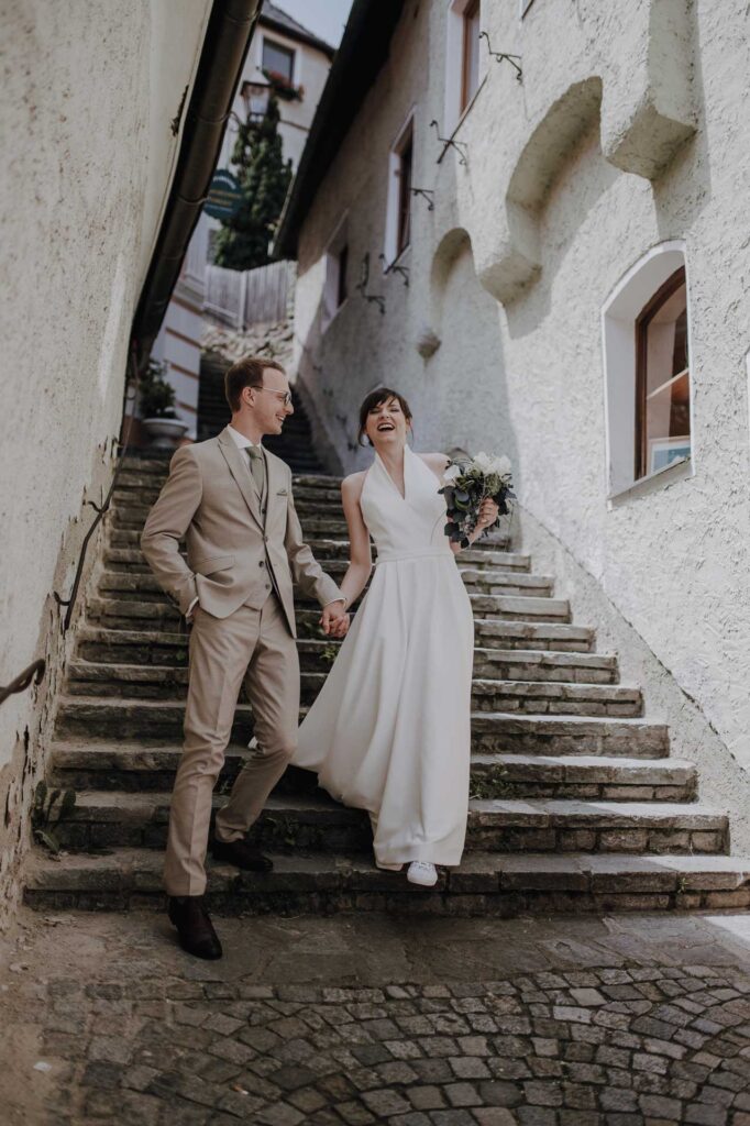 Elopement in den Bergen in Österreich