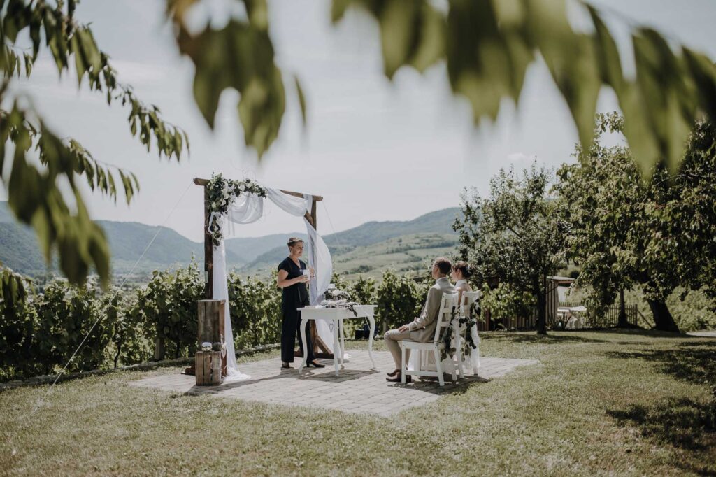 Heiraten zu zweit in den Bergen