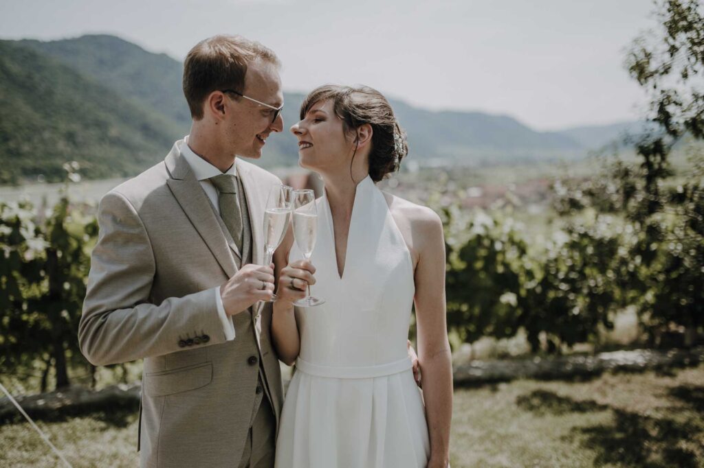 Heiraten zu zweit in den Bergen