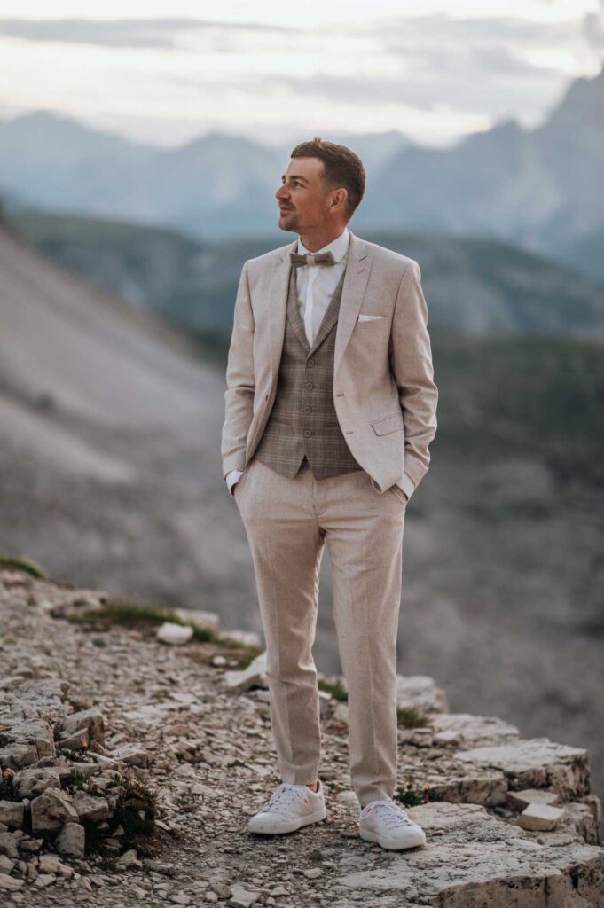 Afterwedding Shooting bei den drei Zinnen