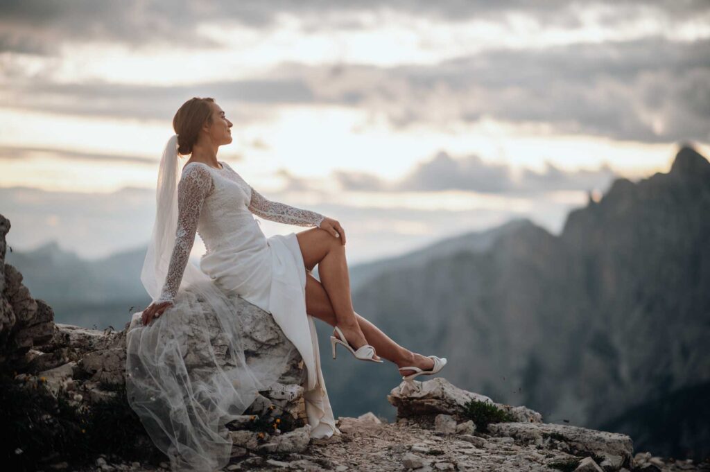 Afterwedding Shooting bei den drei Zinnen