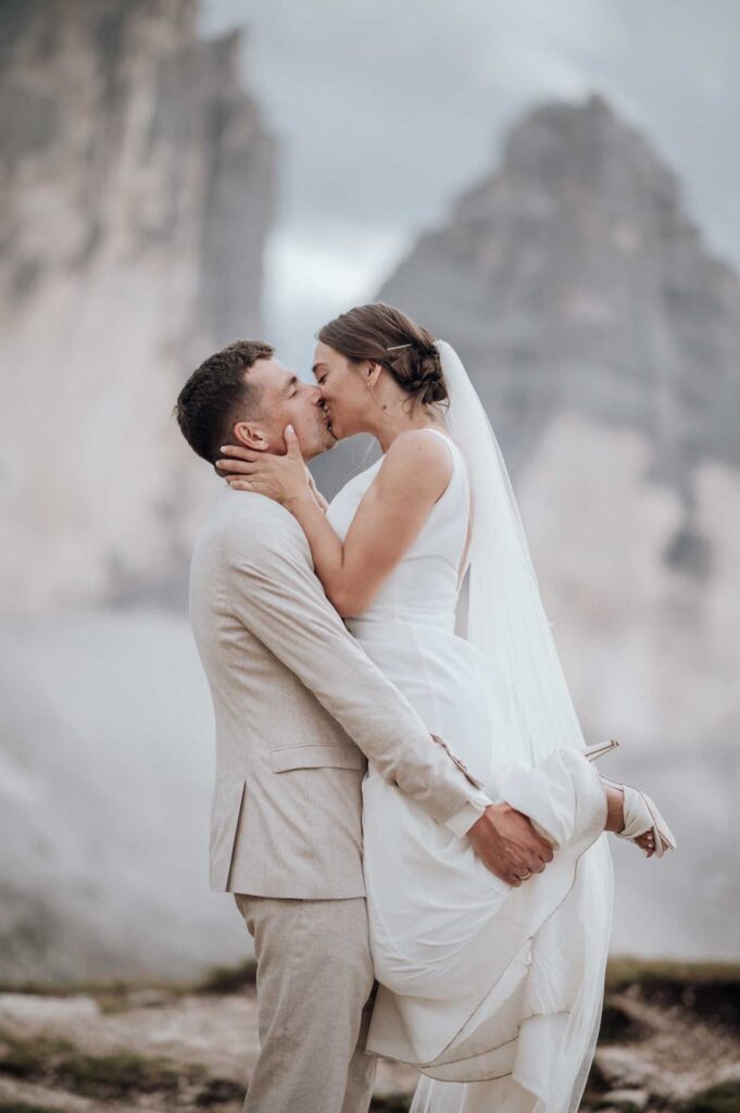 Hochzeitsfotos in den Dolomiten