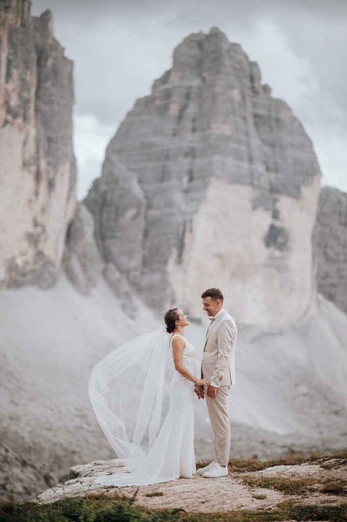 Hochzeitsfotos in den Dolomiten