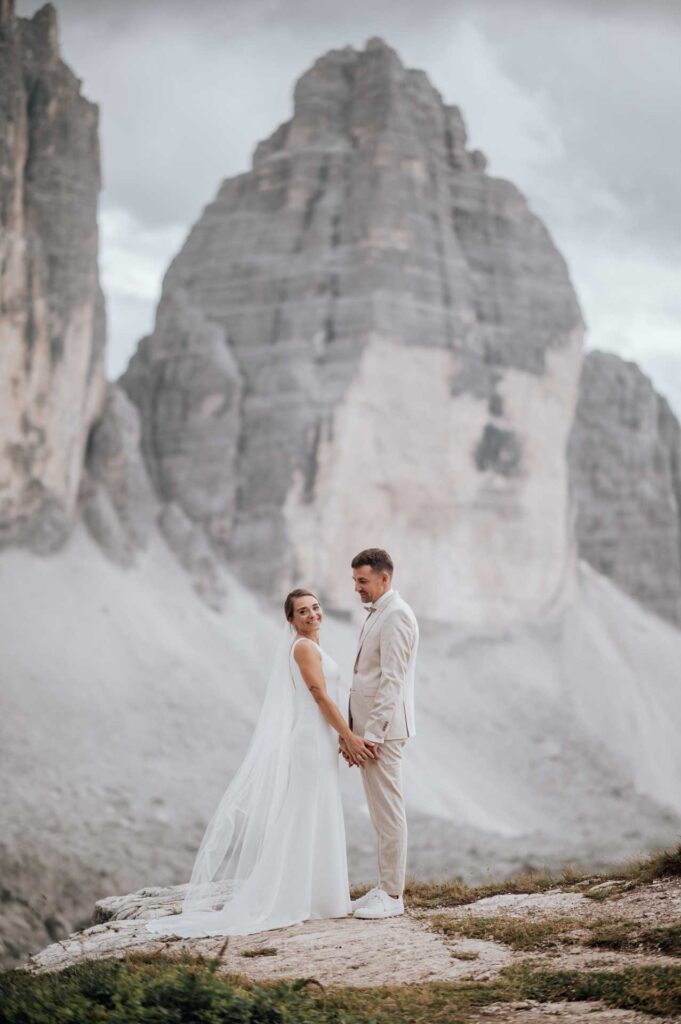 Hochzeitsfotos in den Dolomiten