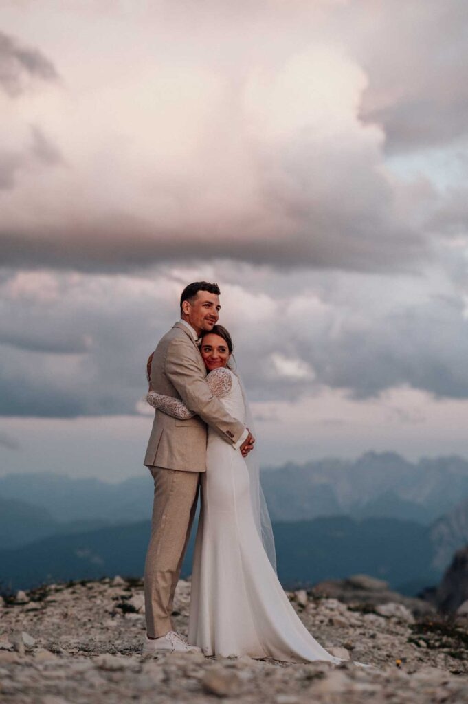 Afterwedding Shooting bei den drei Zinnen