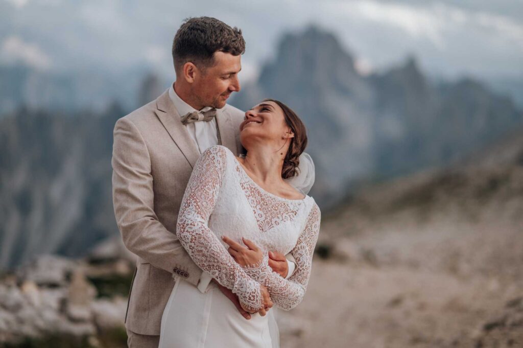 Afterwedding Shooting bei den drei Zinnen