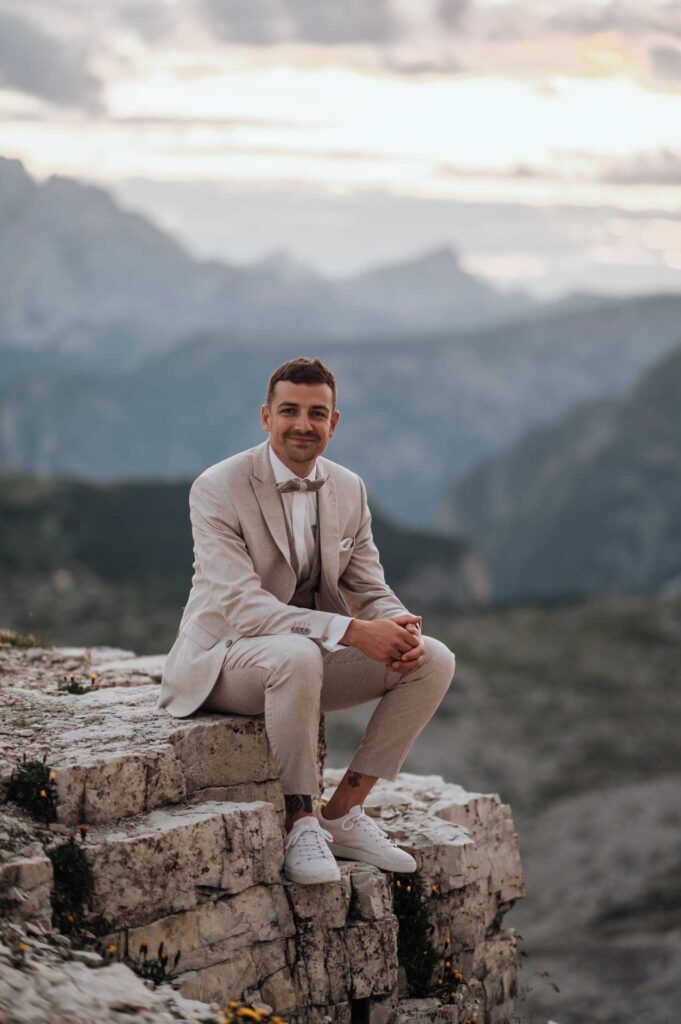 Afterwedding Shooting bei den drei Zinnen