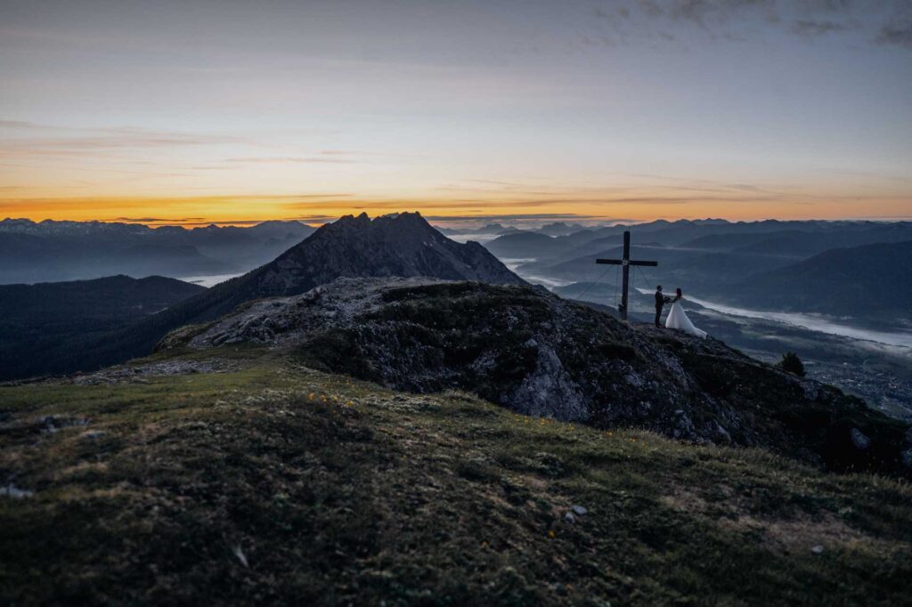 Hochzeitsfotos in den Alpen Österreich