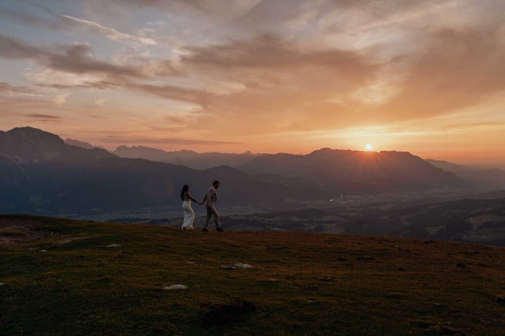 Hochzeitsfotos mit Babybauch