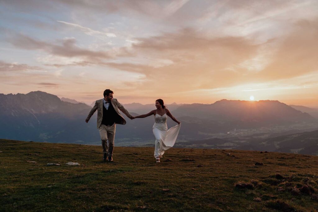 Hochzeitsfotos mit Babybauch