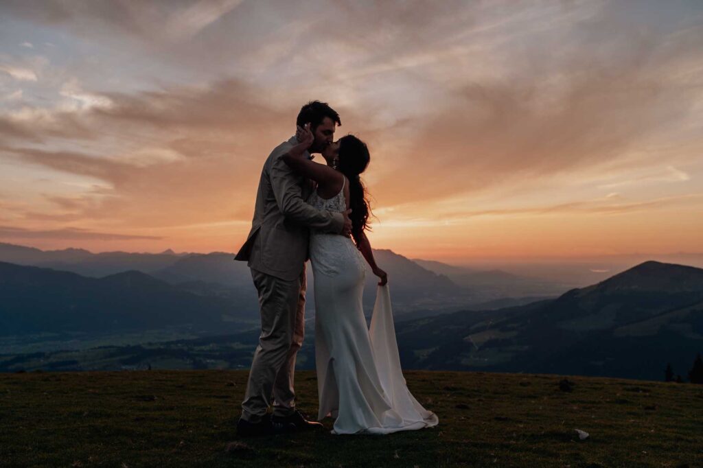 Afterweddingfotos in den Salzburger Bergen