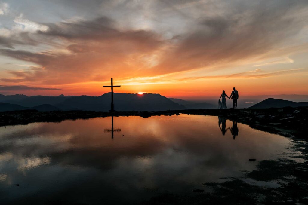 Afterweddingfotos in den Salzburger Bergen
