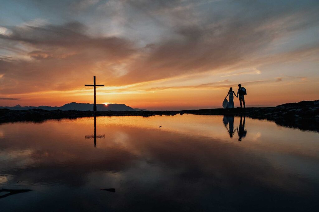 Afterweddingfotos in den Salzburger Bergen
